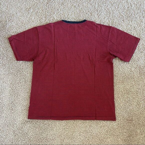 Nautica Red Striped T-Shirt - Picture 4 of 4